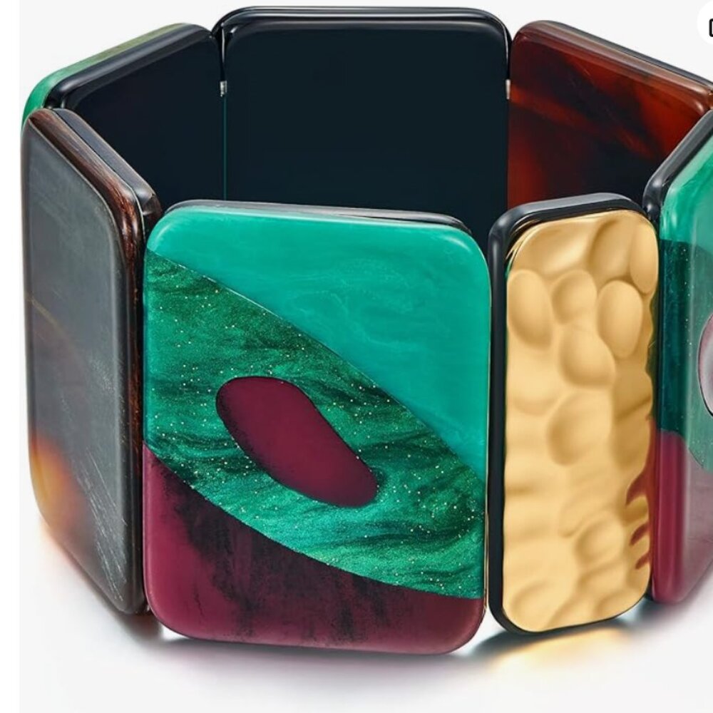 Tribe Chunky Statement Bangle Bracelet - image 5